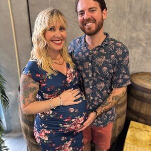 Pinkblush Navy Floral Dress